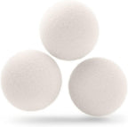 Cosy House Collection Wool Dryer Balls - Premium Reusable Natural Fabric Softener - Eco-Friendly, Saves on Time and Energy - Soften Clothes Naturally - Reusable for Up to 3 Years - White (Pack of 3)
