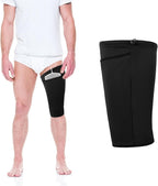 Catheter Leg Bag Holder, Catheter Sleeve Urine Leg Bag Fix Catheter Sleeves, Foley Catheter Bag Holder Leg Strap, Urinary Drainage Bag Cover for Men & Women, Patented Product, M