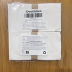 Quotidian White Flat Mini Kraft Paper Bags 2 3/4" x 4 1/2" (7 x 11.5cm) Pack of 100 - Candle Crafts Birthday Xmas Merchandise