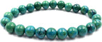AAA Natural “CHRYSOCOLLA C " Gemstone 8mm Round Beaded Stretchable Bracelet,Gift for Men & Women,Designer Bracelet,Couple Bracelet, Bye Bye Anxiety Bracelet, Unisex Bracelet