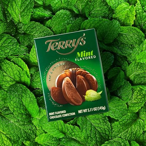Terry's Mint Milk Chocolate Orange 5.11 oz | Stocking Stuffer and Party Favor | Break Apart Chocolate Ball with Real Orange Oil | Holiday Favorite