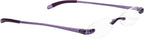 Select-A-Vision Flexi Lights Rimless Round Unisex Readers, Purple, +1.75