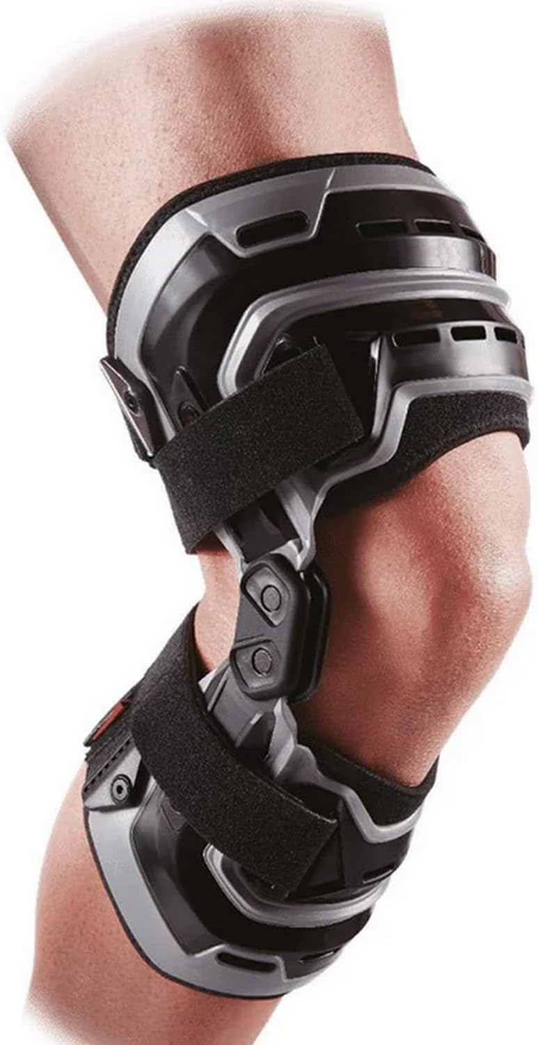 McDavid Knee Brace, Heavy Duty Hinged Knee Braces for Knee Pain, Instabilities, Ligament, ACL, MCL, PCL, Meniscus Injury, Pain Relief, Recovery, Preventive Hyperextension, Left or Right Side