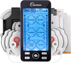 TENS Unit Muscle Stimulator EMS Machine for Pain Relief Dual Channel Electric Pulse Circulation Massager,Rechargeable Therapy Device for Back Neck Sciatica Muscle Recovery