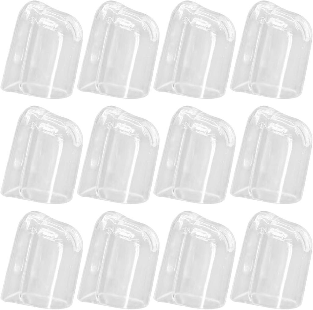 12Pcs Tooth Brush Cover Cap, Reusable Clear Plastic Electric Toothbrush Cover, Electric Toothbrush Cover Toothbrush Head Cover for Healthy Brushing and Storage in Home and Travel