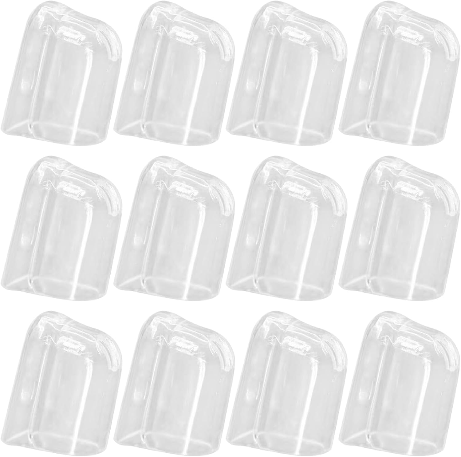 12Pcs Tooth Brush Cover Cap, Reusable Clear Plastic Electric Toothbrush Cover, Electric Toothbrush Cover Toothbrush Head Cover for Healthy Brushing and Storage in Home and Travel