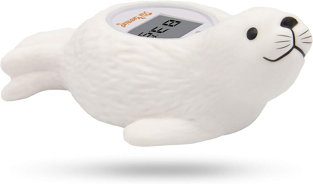Doli Yearning Upgrade Baby Bath Thermometer Room Temperature| Water Thermometer|Kids' Bathroom Safety Products| Baby Bath(Seal Shape)℃/℉, LCD