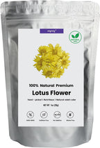 Premium Perfume Lotus Dried Natural Flowers Tea Whole Flower | Non GMO, Caffeine-free | 1oz(28g)