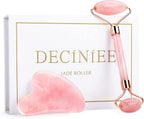 Deciniee Gua Sha Face Roller Tools: Jade Roller Facial Tools for Skin Care - Facial Massager for Face, Eyes, Neck, Relieve Fine Lines and Wrinkles