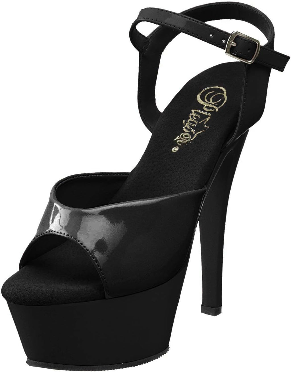 Pleaser Women's Kiss-209 Ankle-Strap Sandal