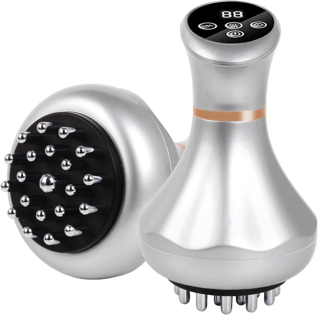 4-in-1 Lymphatic Drainage Massager - Anti Cellulite Massage Tool with Heating/Vibration/Red Light/Microcurrent,Body Sculpting Machine for Legs/Back/Hips Pain Relief/Reduce Stretch Marks & Cellulite