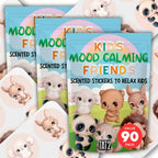 Mood Calming Stickers for Kids/Adults (90 Pack) – All Natural Patches, Chemical and Drug Free, Mood Support for Relaxation