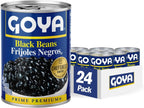 Goya Foods Black Beans, 15.5 Ounce (Pack of 24)