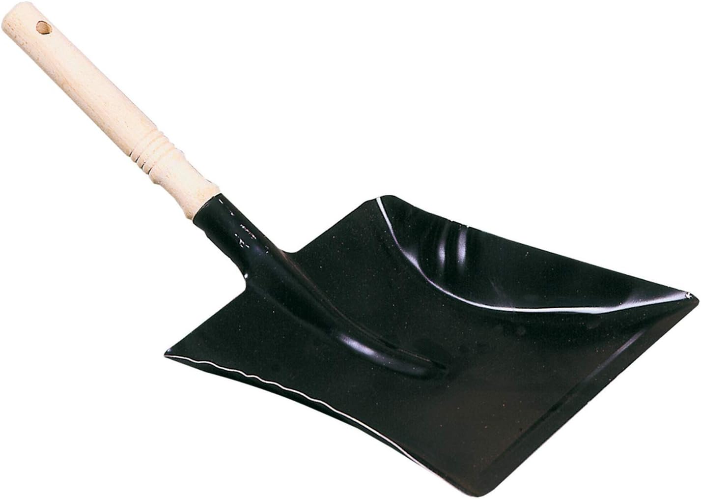 Kerbl Kehrschaufel schwarz Holzgriff