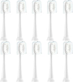 Replacement Toothbrush Heads 10 Pack Compatible with TAO Clean Electric Toothbrush,White