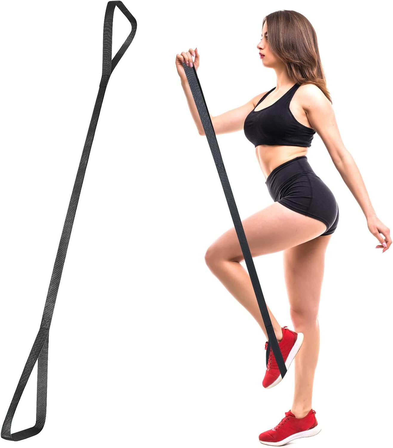 Leg Lifter, Extra Long Leg Lifters for Elderly Adjustable Leg Lifter Strap for After Hip Replacement Limited Mobility Foot Lifter Aid for Bed Car Wheelchair