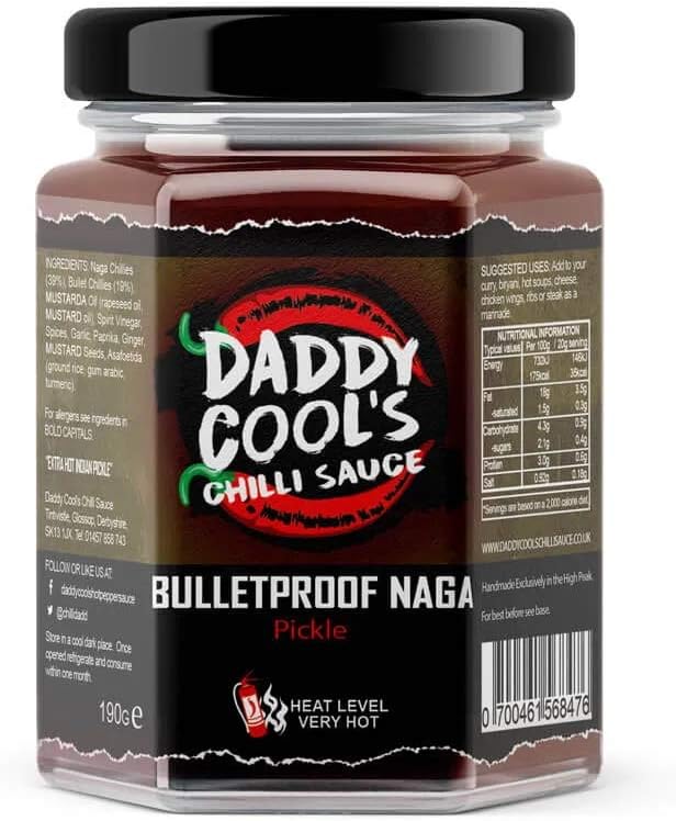 Daddy Cool's Bulletproof Indian Naga Pickle 190g