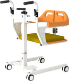 Portable Patient Lift Chair for Home Use, Manual Transfer from Bed to Chair, Wheelchair, Toilet – Adjustable Height, Safe Mobility Aid for Elderly Seniors & Disabled, Easy Assembly
