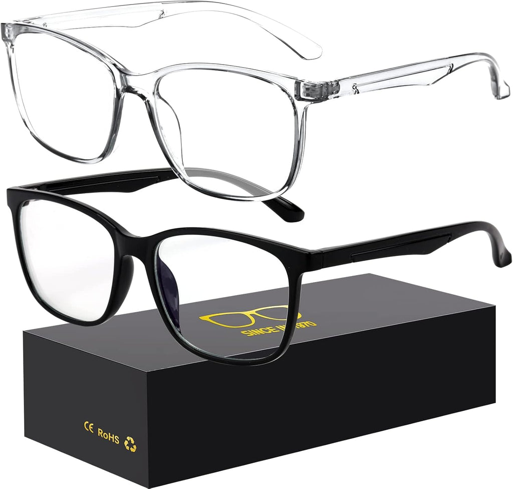 Oilway Blue-Light Blocking Glasses Computer Reading/Gaming/TV/Phones Glasses Fashion Anti Eyestrain Glasses for Women Men