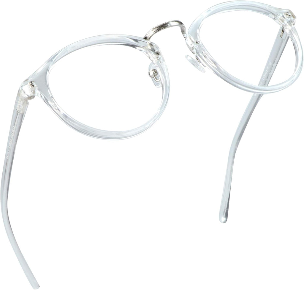 LifeArt Blue Light Blocking Glasses, Anti Eyestrain, Computer Reading Glasses, Gaming Glasses, TV Glasses for Women Men, Anti Glare (Clear, ++2.00 Magnification)
