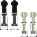 4 pcs Vacuum Twist Suction Cupping Device White Nipple Sucker Rotating Twists Suction Cups Pregnant Woman Breastfeeding