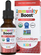 Dr. Green Mom Immunity Boost - Herbal Immune Support Supplement for Babies, Toddlers and Children - Liquid Drops with Organic Echinacea, Elderberry, Astragalus & Vitamin C