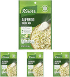 Knorr Sauce Mix Creamy Pasta Sauce For Simple Meals and Sides Alfredo Sauce No Artificial Flavors, No Added MSG 1.6 oz (Pack of 4)