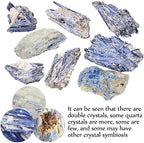 JIC Gem Natural Raw Blue Kyanite Rough Mineral Healing Crystal Irregular Home Decoration Gemstone Specimen 1pc 1.54-1.98 lb