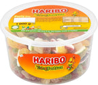 Original Haribo Tangfastics Tub The Original Sour Mix Sugar Coated Super Tangy Sour Gummies Gummy Sweets Imported From The UK British Gummy Candy HARIBO Tangfastics Tub, 1000 g