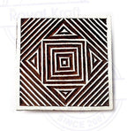 Royal Kraft Wooden Stamps DIY Fabric, Textile, Clay, Pottery, Paper, Henna Printing Blocks THCtag004