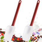 Commercial Spoonula Rubber Spatula Set 2, High Heat Spatula Spoon 16 Inches, Commercial Spatula for Cooking, Rubber Spatula Set Resistant to 500℉ (2 Spoonulas 16"/L)