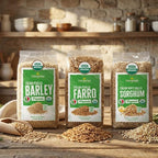 L’Oro del Sud - Organic Pearled Barley, 3.3 lb (1.5 kg) Italian Barley Whole Grain USDA Certified Mediterranean Diet Friendly, Product of Italy, (Barley)