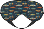 Colorful Fishing Lures (2) Print Double Side Sleep Eye Mask, Adjustable Night Eye Cover for Women Men