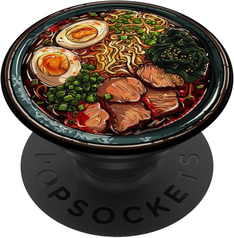 Ramen Lover Japanese Food Noodle Soup Anime Lover PopSockets Adhesive PopGrip