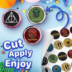 30 x Edible Cupcake Toppers – Wizarding World Inspired Collection of Edible Cake Decorations | Uncut Edible on Wafer Sheet