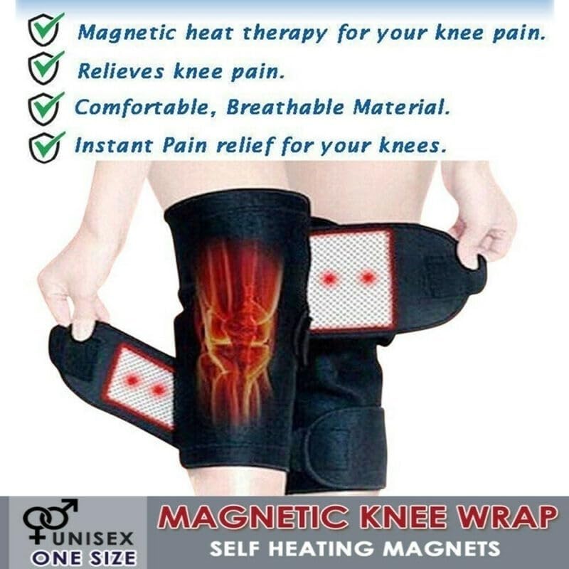 1Pair Tourmaline Self Heating Knee Pads Support Magnetic Kneepad Protective Belt Pain Relief Arthritis Knee Patella