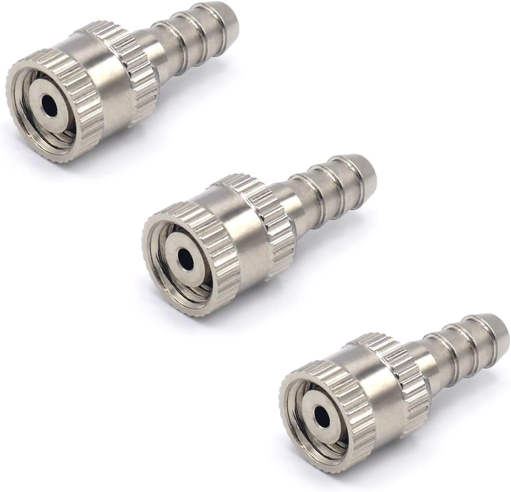 3PCS Metal BP09 NIBP Connectors, Blood Pressure Monitor Connector, Air Hose Adapter, Replacement for CN-BP09/ 300619/ PM09/ 5082-161