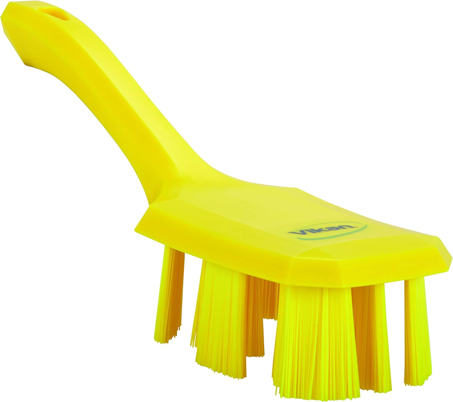 Vikan 41796 Brush, Short Handle, UST, Stiff, PP/PBT, Yellow