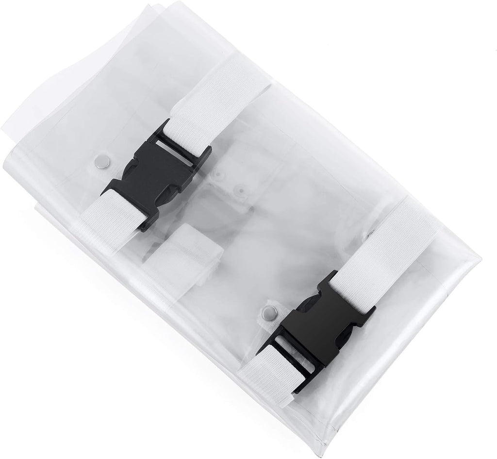 Annhua Foot Pad Dustproof Dental Chair Toe Cover Sleeve with Elastic Bands, Foot Mat Cushion Transparent Dentist Clinic Unit Protector Anti-Dropping - Washable & Reusable