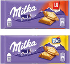 Milka LU Biscuits & Milka TUC Crackers - Bundle 87gx2