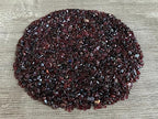 Wholesale Natural Semi Tumbled Garnet Gemstone Chips, Crushed Mini Crystals, Undrilled Crystal Chips (Garnet, 0.5 Pound)