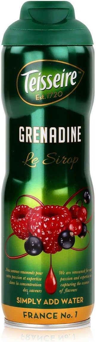 Grenadine Teisseire French Syrup Grenadine concentrate 600ml (20.3 fl oz), Grenadine