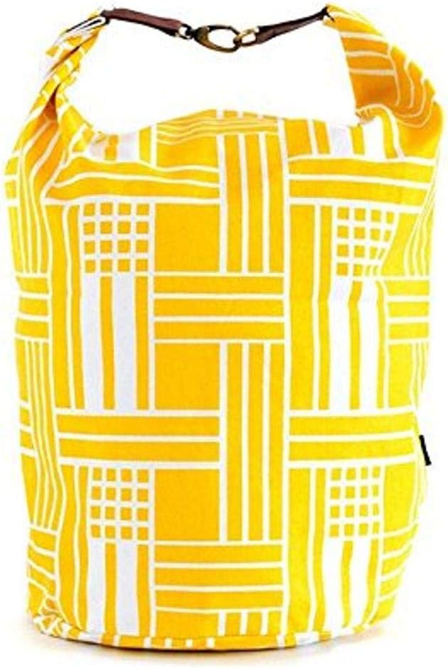 Maika Canvas Snap Fold Maze Bucket, XLarge