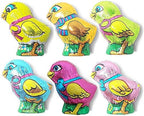 Madelaine Solid Premium Milk Chocolate Easter Baby Chicks Wrapped In Colorful Italian Foils (1/2 LB)