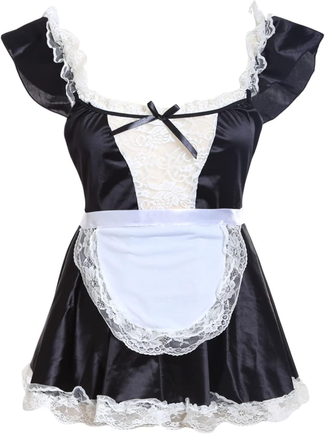 Womens Lace Clubwear French Maid Costume Cosplay Fancy Dress