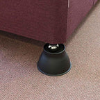 NRS Healthcare P11709 Elephant Foot Furniture Risers Set of 4 9 cm Height Black