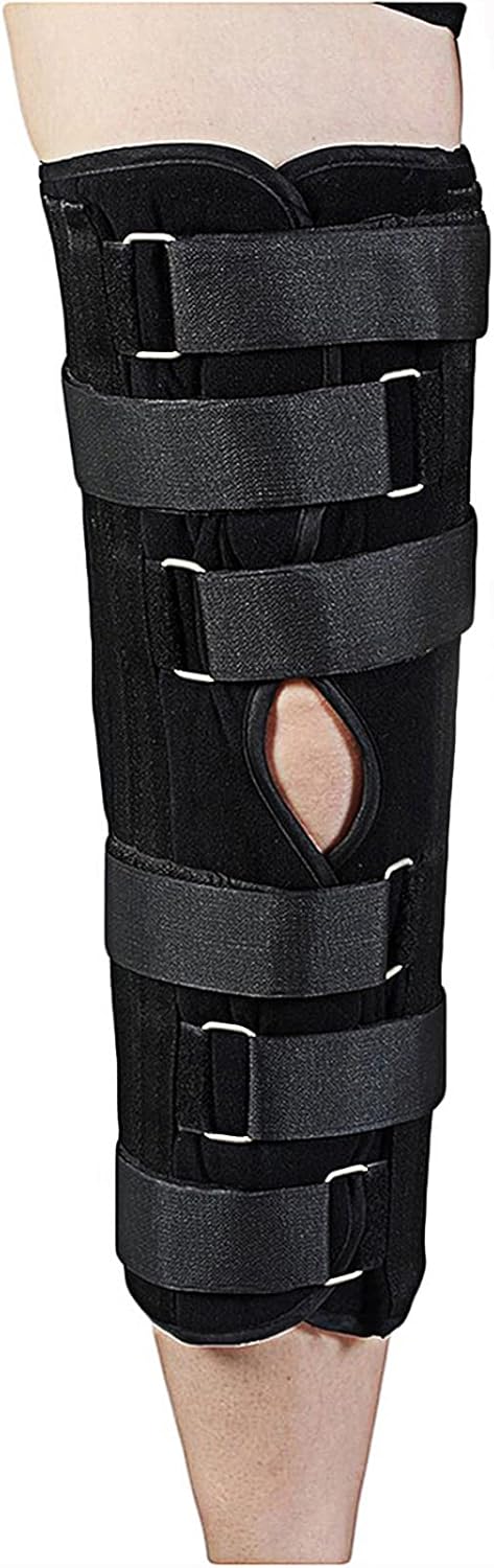 Unisex Knee and leg immobilization Stabilizer for Post Surgery Recovery,Knee Fractures,Instability, ACL,MCL,Meniscus Tear,Arthritis,Displacement Recovery,18.1" Length Universal