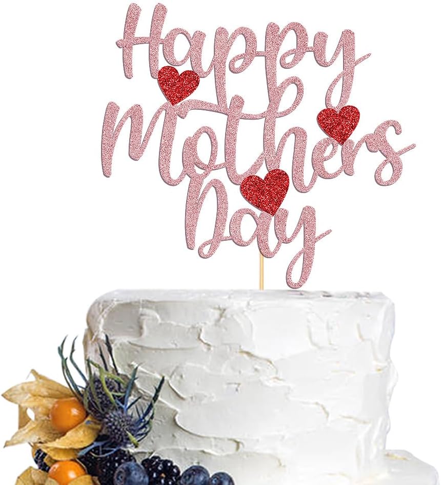 Happy Mother's Day Cake Topper, Mother's Day Party Decorations/grandmother's birthday Party Decorations