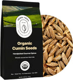Tribal Trail Cumin Seeds Organic (Whole) | 4.02 oz | USDA Organic & Non-GMO | Recyclable Kraft Bags | Best for Cooking, Seasoning & Spice Blends | Ethically Sourced Spices from India