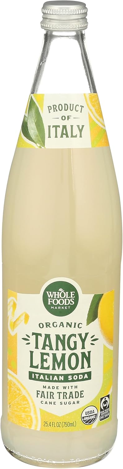 365 by Whole Foods Market Organic Lemon Italian Soda, 25.4 Fl Oz
